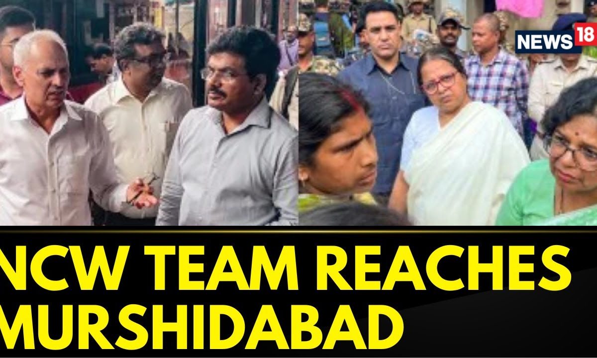 NCW Team Reaches Murshidabad Following Recent Incidents Of Violence | Murshidabad Violence | News18