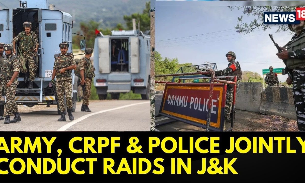 Army, CRPF, And J&K Police Jointly Conduct Raids, 175 Suspects Detained For Questioning | News18