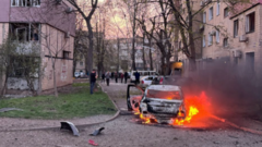 Children among 14 dead in Russian attack on Ukrainian city, officials say