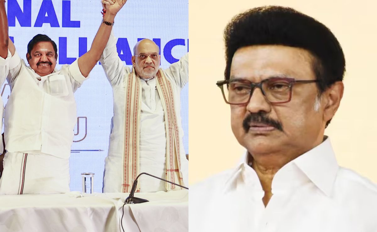 “Surrendered Like A Bonded Slave”: MK Stalin Rips Into BJP-AIADMK Alliance