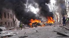 At least 32 people killed in Russian ballistic missile attack on Sumy