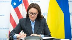 Ukraine says outline of minerals deal signed with US