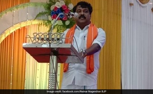 Nainar Nagendran elected new Tamil Nadu BJP president at party meeting in Chennai