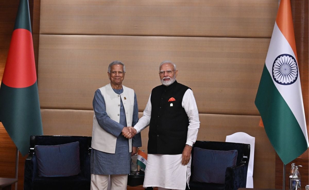 PM Modi Meets Bangladesh’s M Yunus For The First Time Since Regime Change