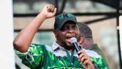 South Africa politician condemned for visiting fugitive pastor
