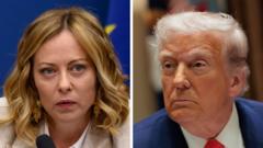 Italy’s Meloni heads to US with unlikely mission for Europe