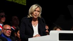 Marine Le Pen calls her conviction a ‘political decision’