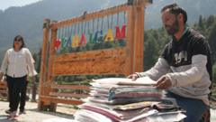 Hope and fear as tourists trickle back to Kashmir town after attack