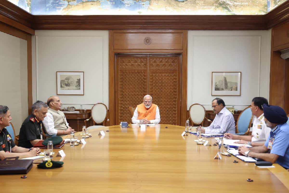 Pahalgam Attack: PM Modi Chairs High-level Meet; Tri-Services Chiefs, NSA Doval Present