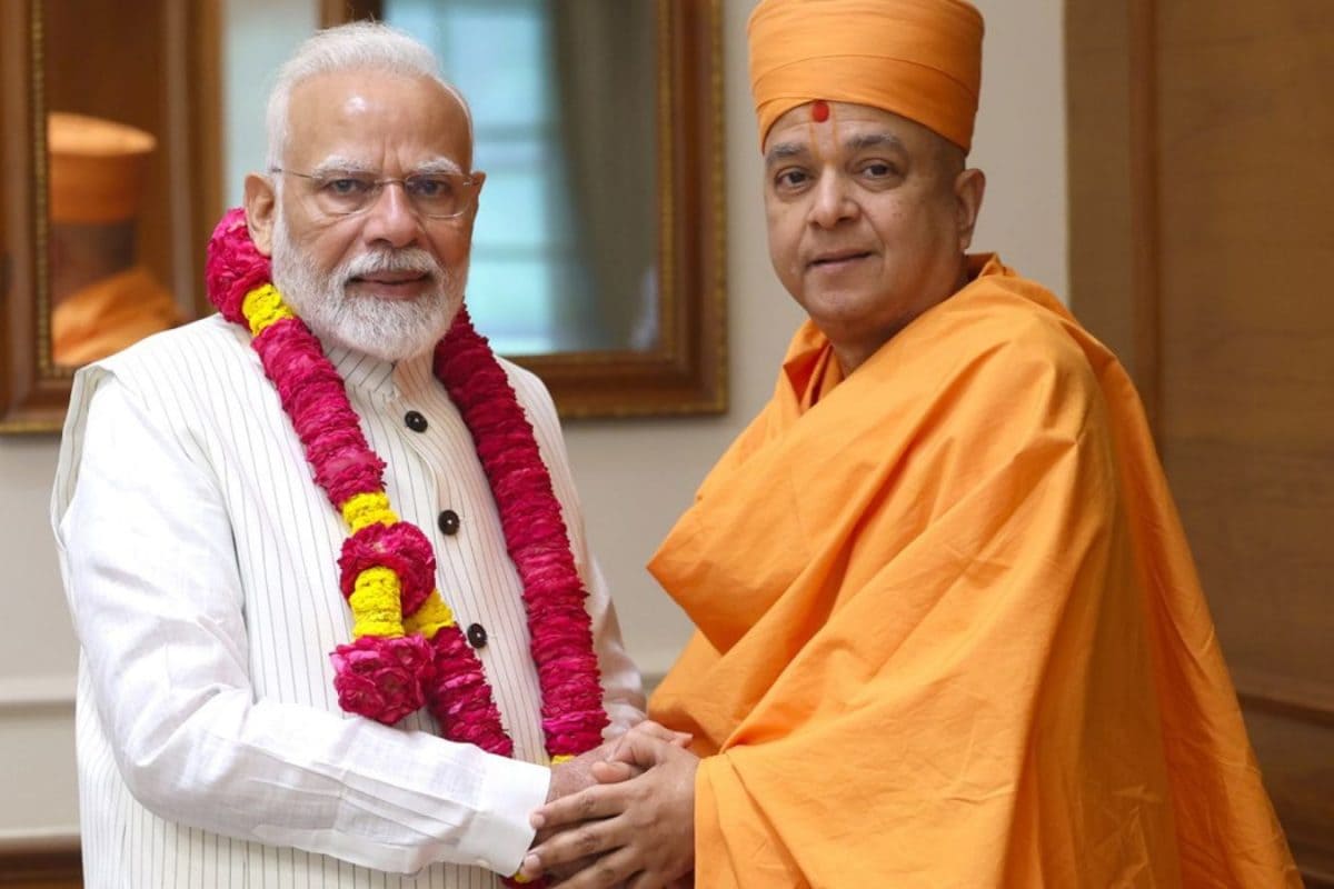 Swami Brahmaviharidas Of BAPS Meets PM Modi In Delhi, Discusses Global Outreach