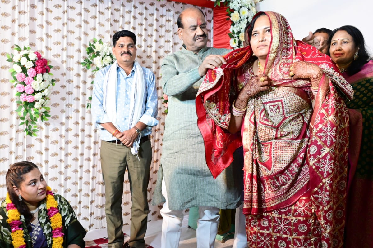 Om Birla Fulfils 6-Year-Old Promise, Attends Wedding Of Pulwama Martyr’s Daughter