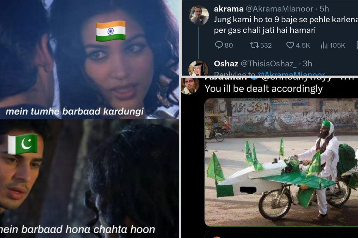 Amid Indo-Pak Tensions, Pakistani Netizens’ Savage Self-Roasts & Memes Go Viral: ‘Karachi Per Hamla Karna Ho..’
