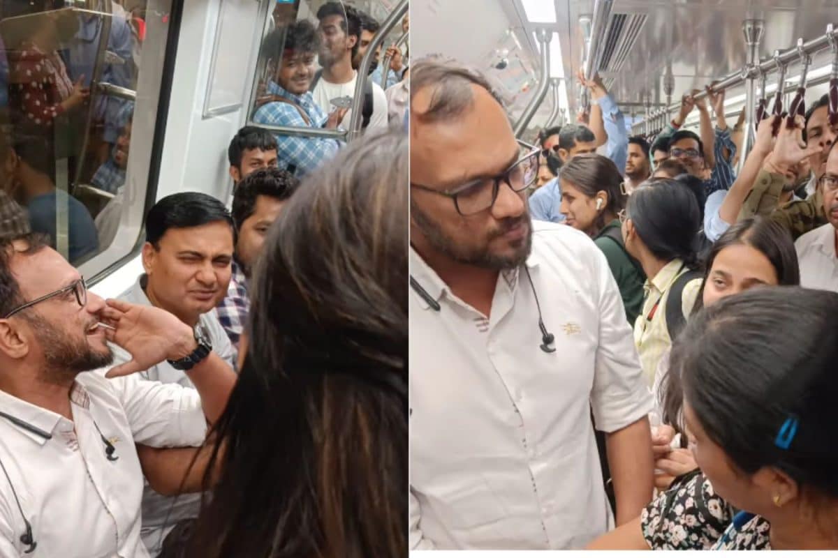 Man’s Refusal To Give Up Seat In Delhi Metro Leads To Verbal Spat, Video Goes Viral | Watch