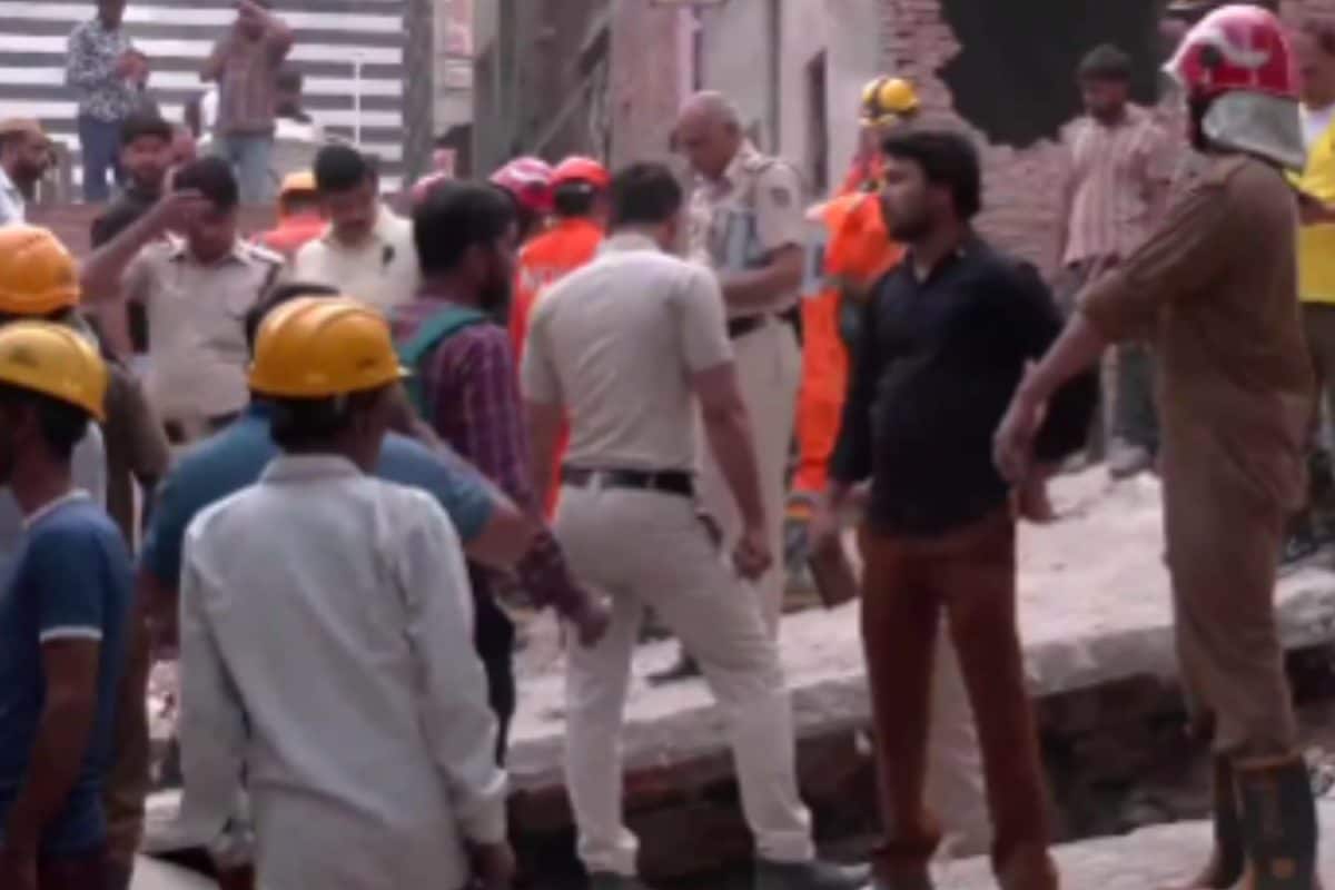 4 Dead, Many Feared Trapped After House Collapses In Delhi’s Mustafabad; Rescue Ops Underway