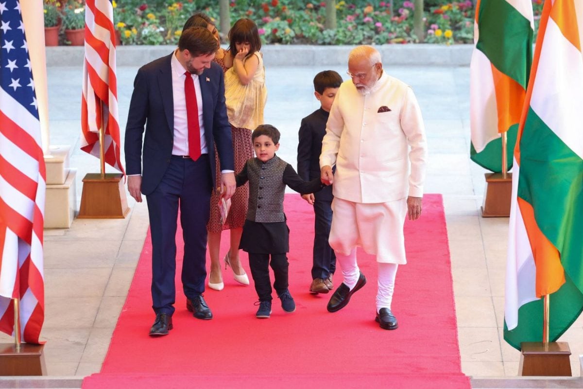 PM Modi Gives This Special Gift To JD Vance’s Children | Watch