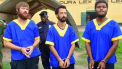 Three Americans jailed over failed DR Congo coup returned home