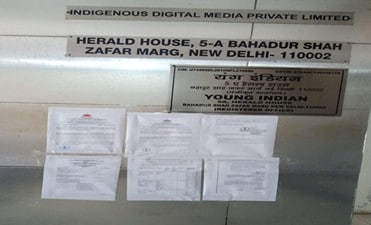 Probe Agency Takes Action On Key Properties In Congress-Linked Herald Case