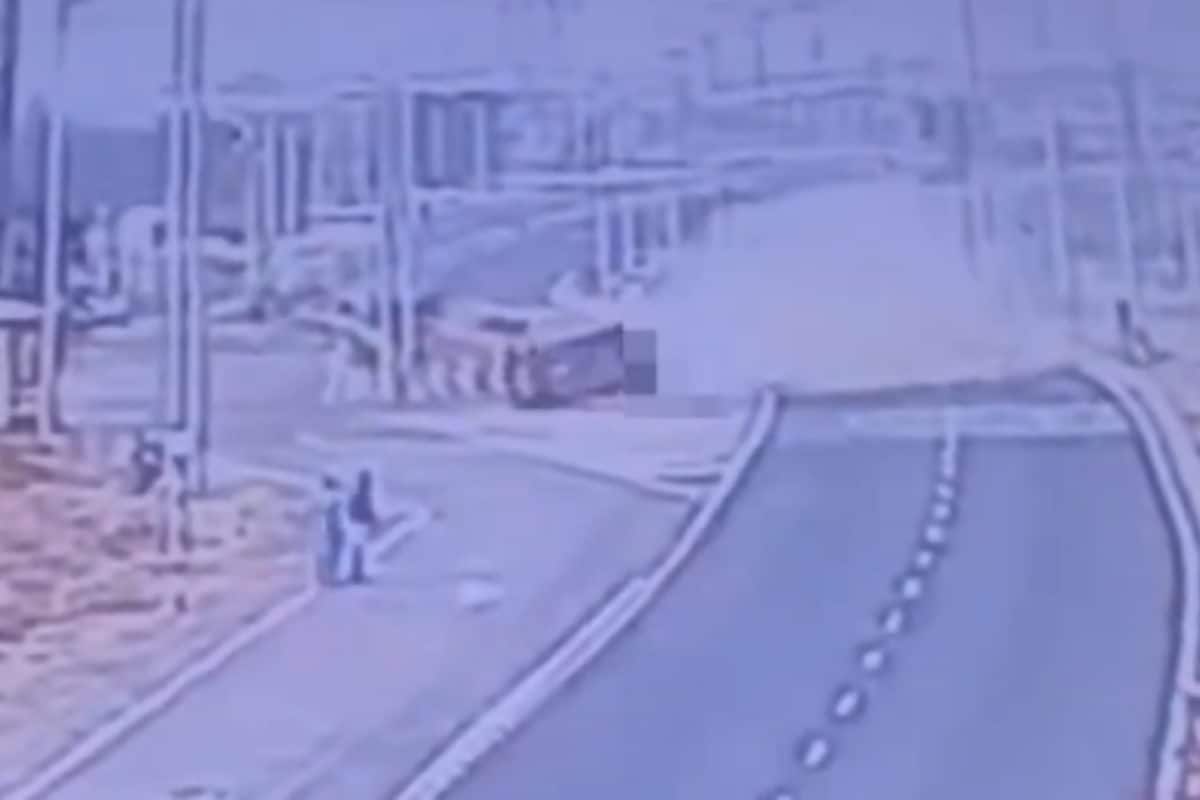 Karnataka: Family Of 3 Killed In Crash, CCTV Shows Car Flipping Over 15 Times | Video