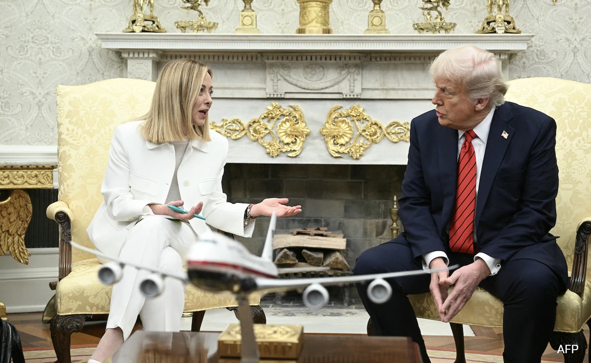Trump Says Would “100%” Reach Tariff Deal With EU As Italy’s Meloni Visits