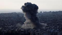 Israel launches air strike on Beirut