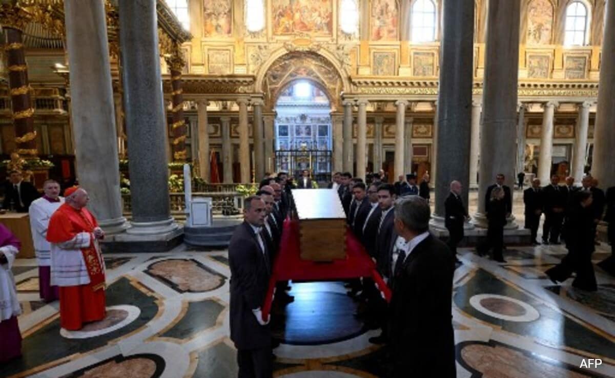 Pope Francis Buried Inside His Favourite Rome Church