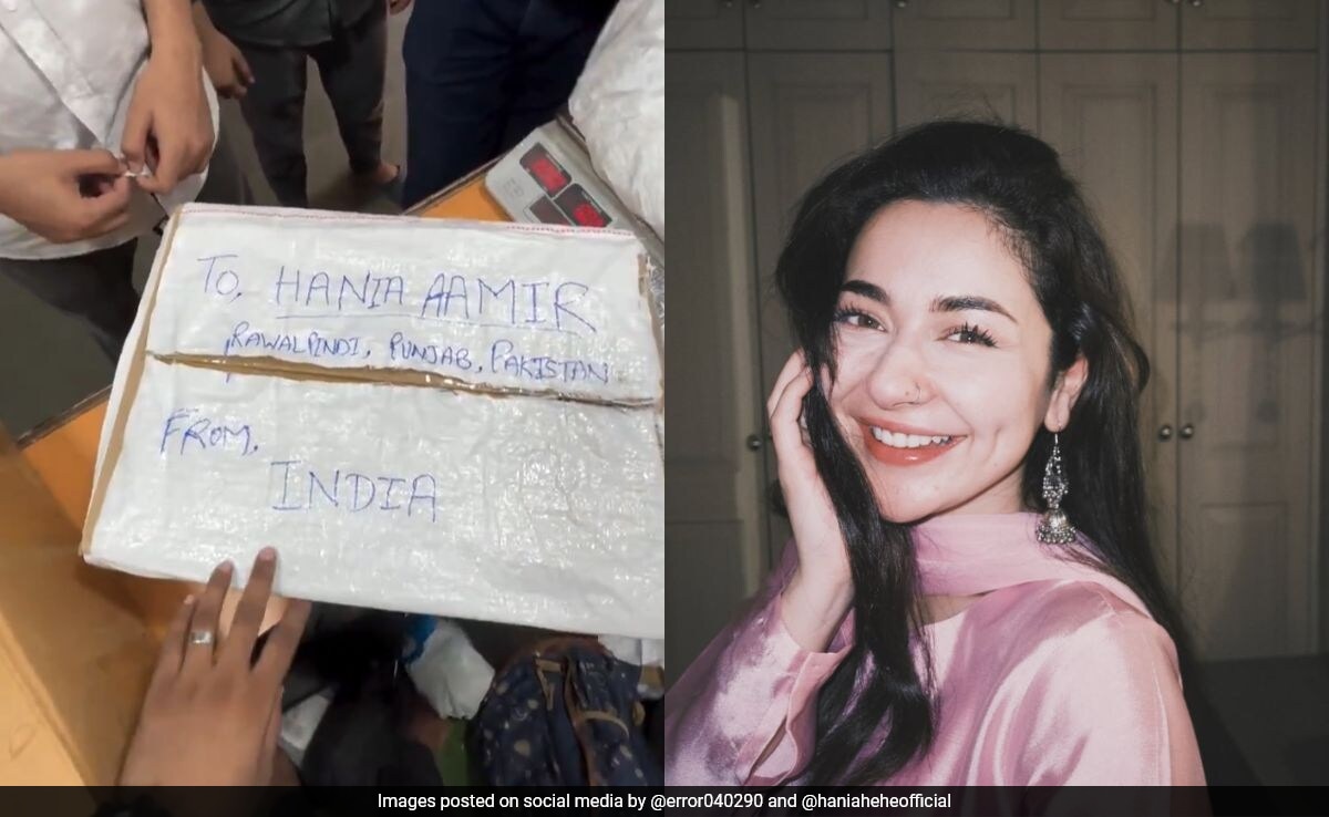 “To Hania Aamir, From India”: Video Of ‘Water Bottles’ Parcel Goes Viral