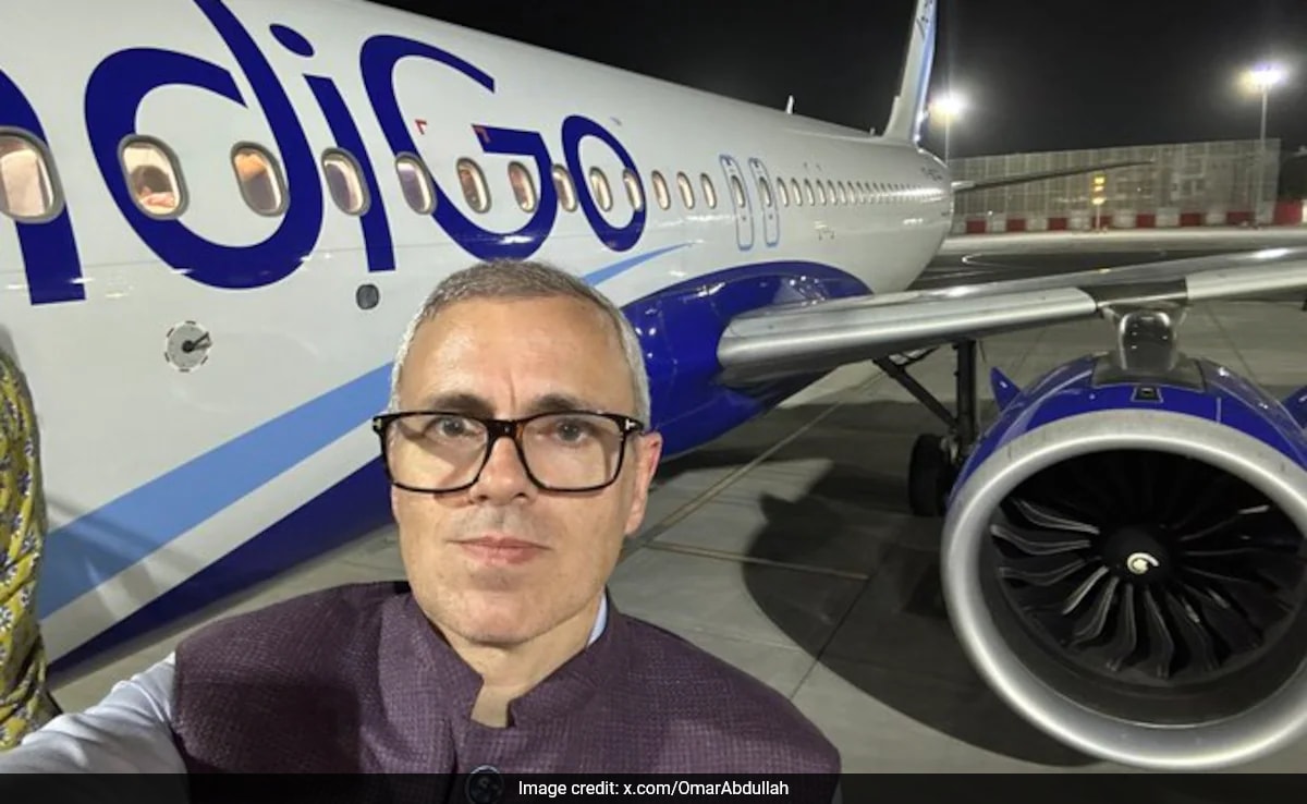 “Bloody Sh*t Show”: Omar Abdullah Slams Delhi Airport After Flight Diverted