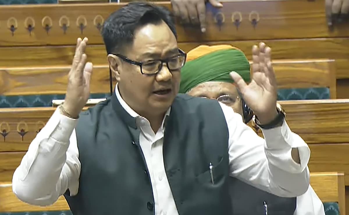 Kiren Rijiju Blasts UPA Government: “Parliament Was Being Claimed As Waqf”