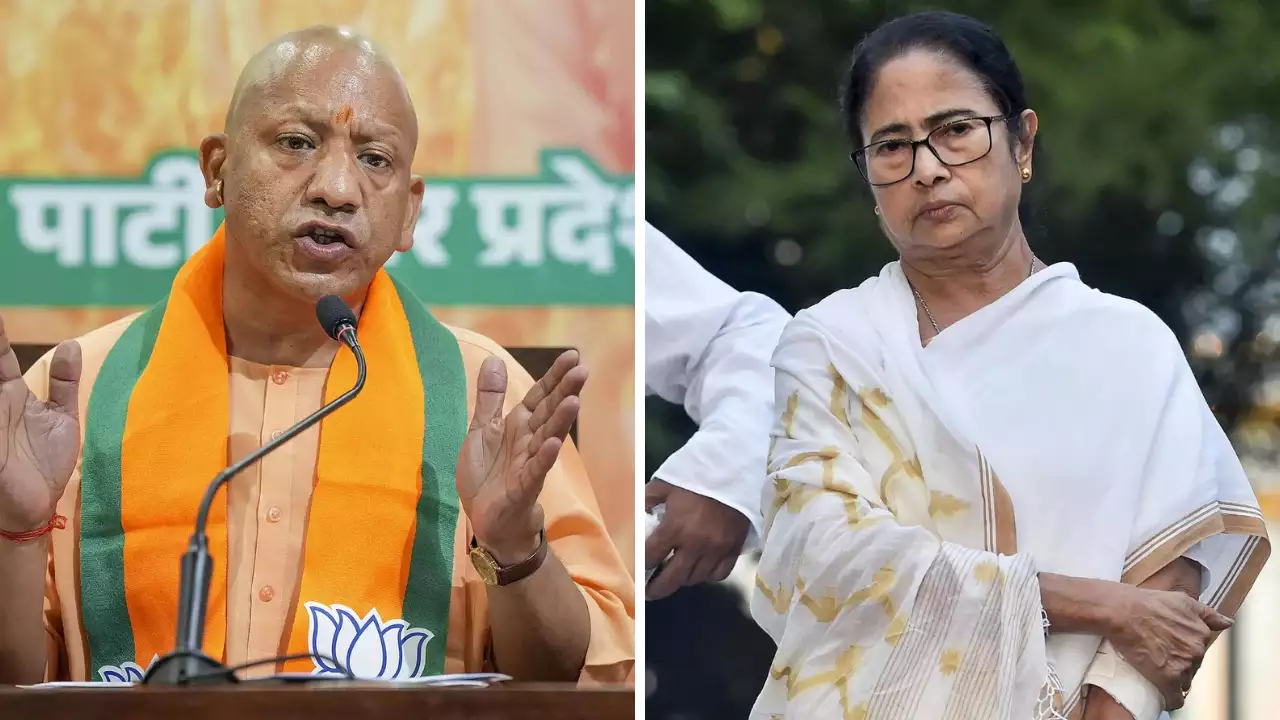 ‘Laaton ke bhoot’: Yogi lambasts Mamata over Murshidabad violence