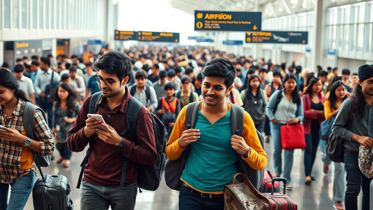 Indians rush to America as world turns back on US
