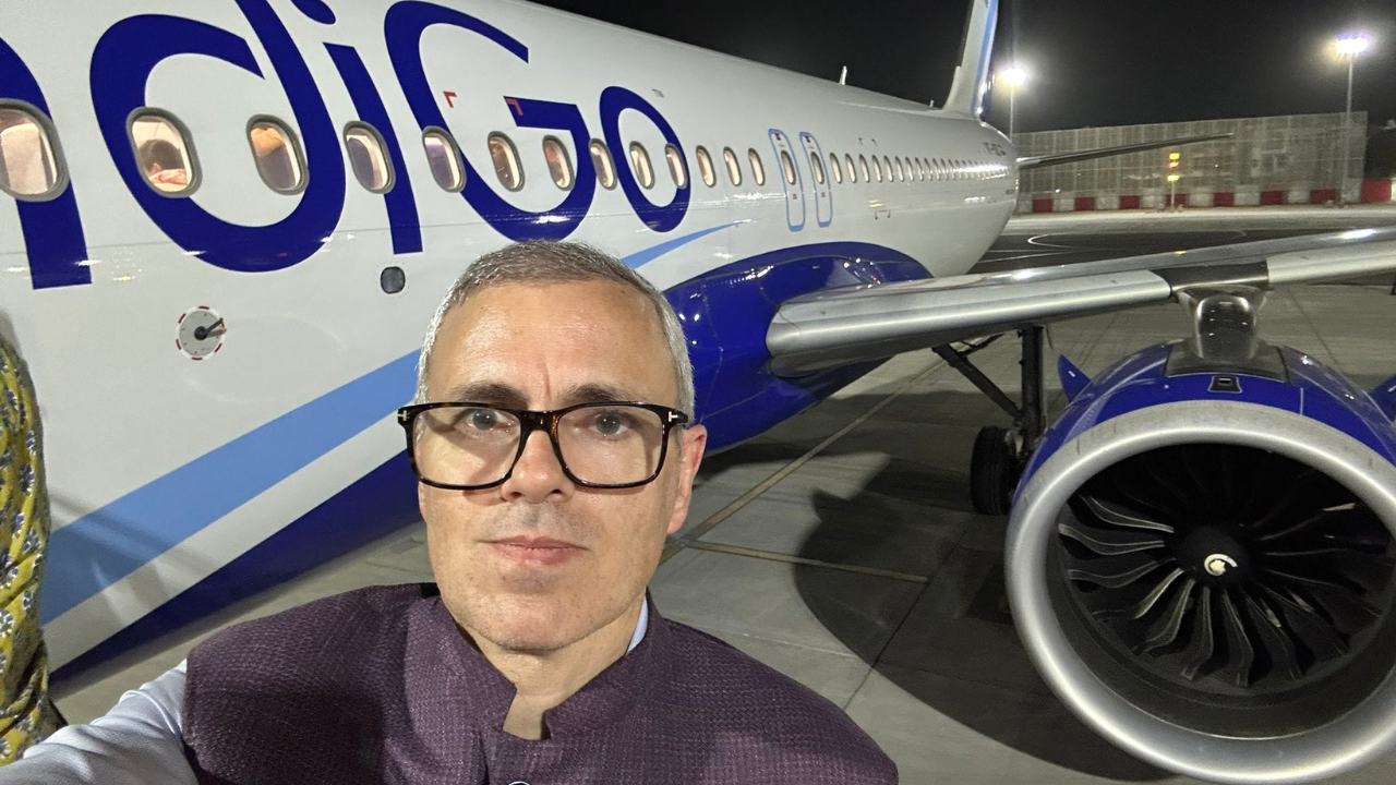 J&K CM Omar Abdullah fumes as Delhi-bound IndiGo flight gets diverted to Jaipur