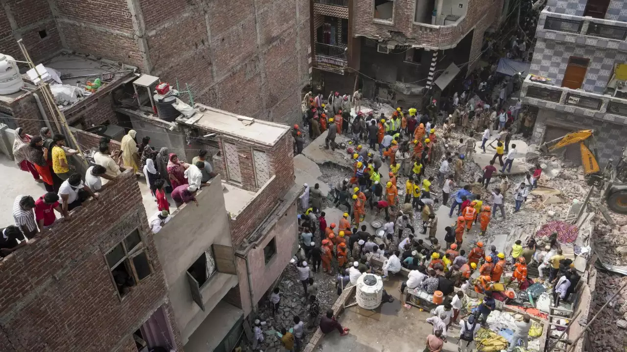 Delhi building collapse: Homes & many lives collapsed like cards