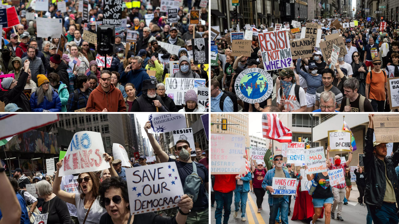 ‘Shame!’ chants ring out as thousands protest Trump policies across US: 10 things to know