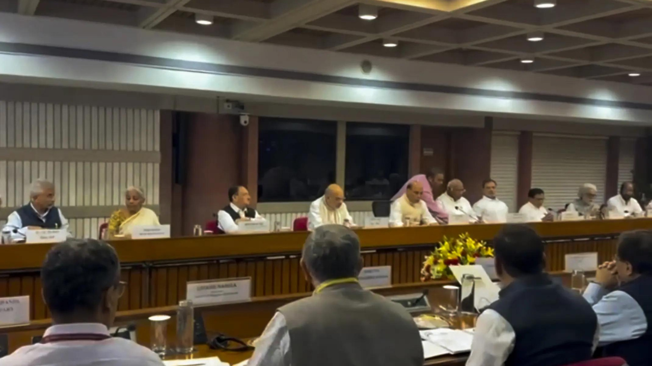 Security lapses, stricter action: Key points from all-party meet