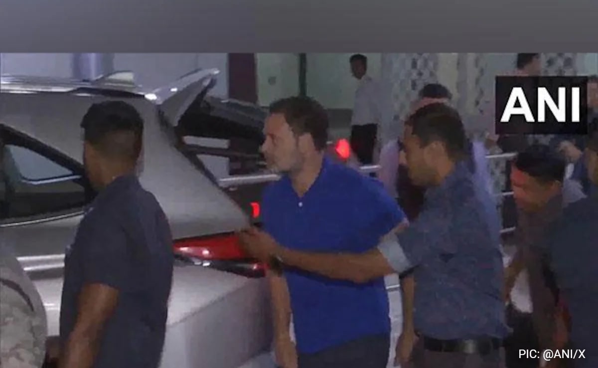 Rahul Gandhi Arrives Home After Cutting Short US Trip Due To Kashmir Attack