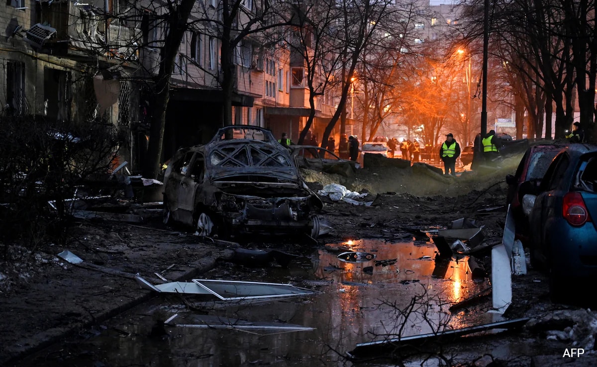 Ukraine Authorities Report Missile Attack On Kyiv