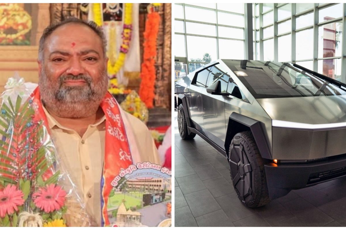 Surat-based Millionaire Lavji Daliya Becomes First Indian To Import Tesla Cybertruck | See Photos