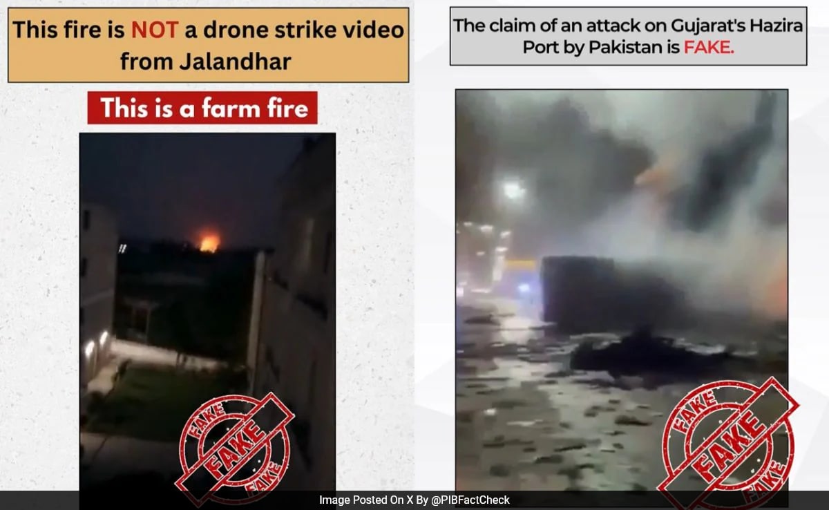 “Rajouri Suicide Attack, Gujarat Port Fire”: Pak Disinformation Campaign