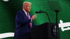 Trump touts 2bn arms deal on Saudi visit and lifts sanctions on Syria