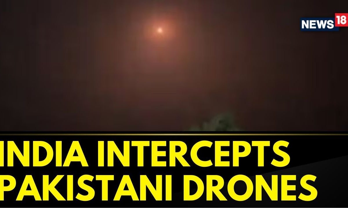 India Pakistan War | Video Proof Of India Intercepting Pakistani Drones | Operation Sindoor | News18