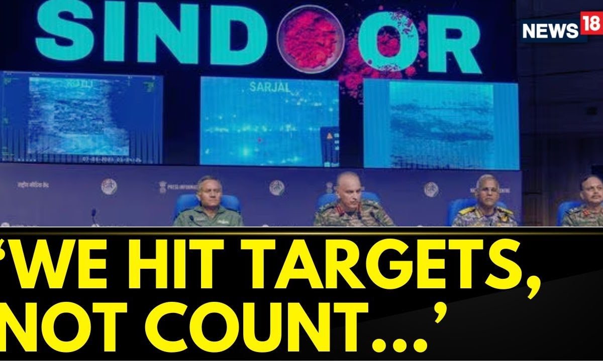 Operation Sindoor | “We Hit Targets, Not Count Terrorist Bodies” | India DGMO Press Briefing