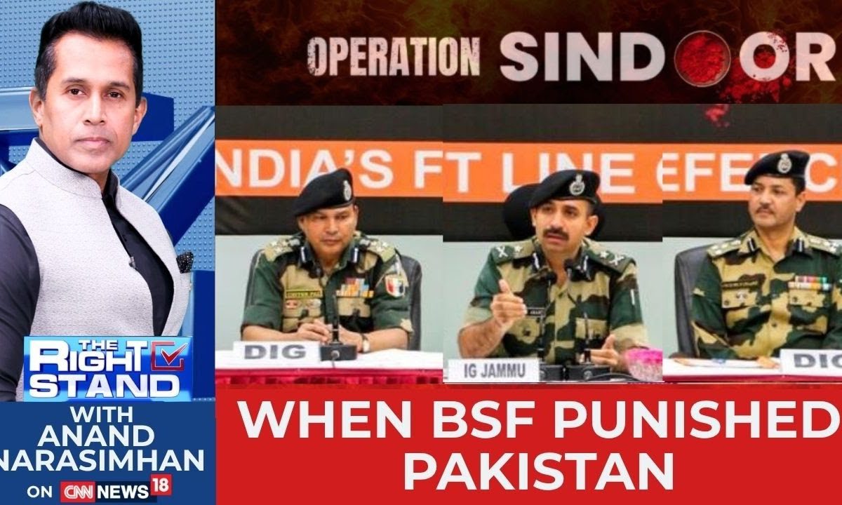BSF Video Shows Pakistani Soldiers ‘Fleeing’ During India’s Operation Sindoor | #TheRightSTand