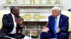 White crosses shown by Trump not graves, says South African who erected them