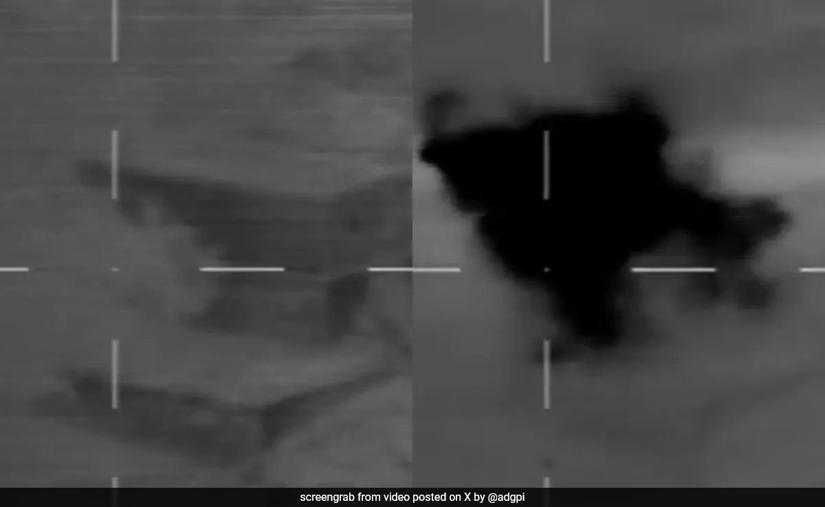 First Visual Of India Destroying Pakistan Army Post Across Line Of Control
