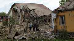 Russia launches biggest drone attack since invasion began, says Ukraine