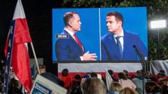 Polish voters set for tight presidential race after 10 years of Duda
