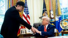 In Oval Office farewell, Trump says Elon Musk is ‘not really leaving’