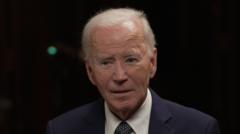Trump appeasing Putin with pressure on Ukraine, Biden tells BBC