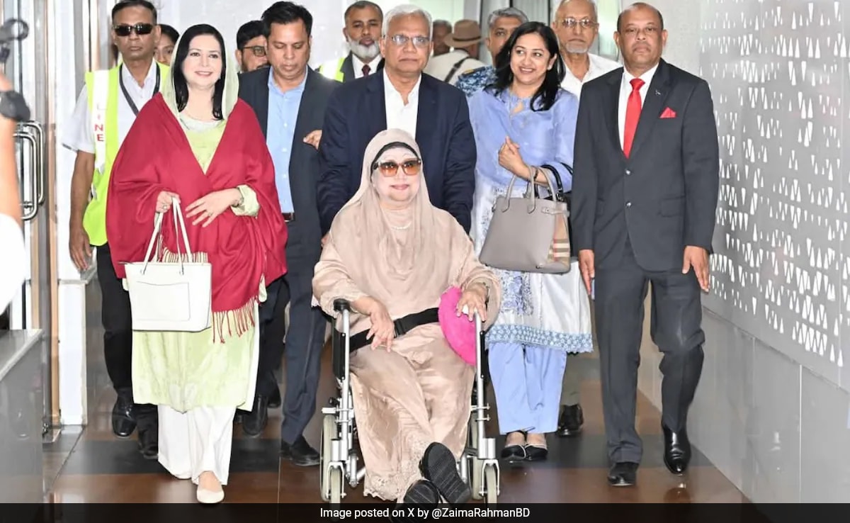 Bangladesh Ex-PM Khaleda Zia Returns To Dhaka After Treatment Abroad