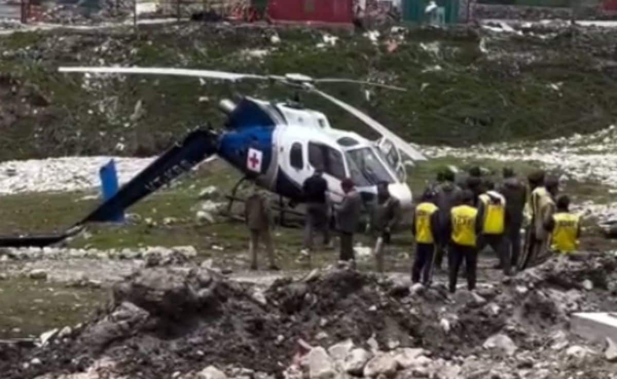 Video: Air Ambulance Chopper Hits Side Of Helipad In Kedarnath, All Safe